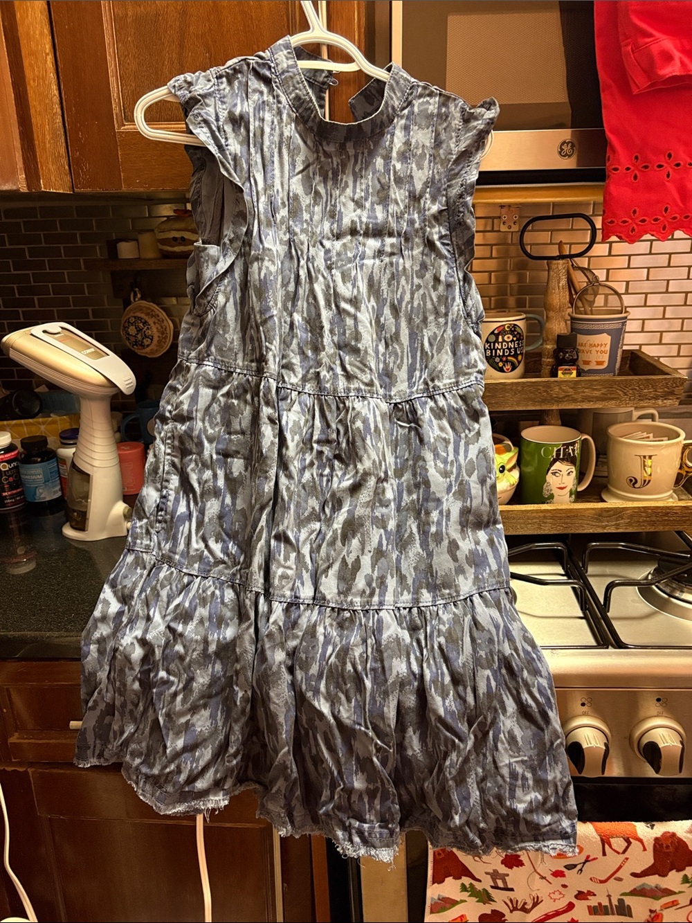 Camo mini dress